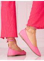 Women's ballerinas Shelovet pink with chains