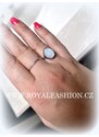 Royal Exklusive Royal Fashion stříbrný prsten GU-DR23090R-SILVER-MOONSTONE