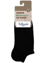 Bellinda GREEN ECOSMART MEN IN-SHOE SOCKS - Men's eco ankle socks - gray highlights