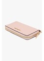 Michael Kors Jet set travel LG FLAT MF PHONE CASE dámská kožená peněženka růžová