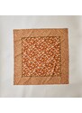Blancheporte Bavlněný šátek s potiskem Savana, karamelový karamelová 100x100 cm