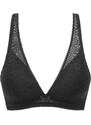 DIM SUBLIM TRIANGLE BRA - Women's lace bra without bones - black