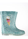 Glitter high boots girls Shelvt mint