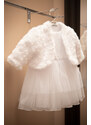 Dívčí šaty bílé Artex A80