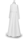 Dívčí bílé šaty "mušelín" Emma XS K02 BZ - 118