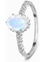 Royal Exklusive Royal Fashion stříbrný prsten GU-DR23095R-SILVER-MOONSTONE-TOPAZ