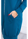 K-Fashion Šaty s kapucí, mikina marine