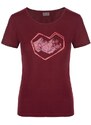 Dámské outdoorové triko Kilpi GAROVE-W tmavě červené