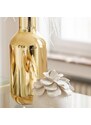 Zlatá skleněná dekorativní váza J-Line Sonum 32 cm