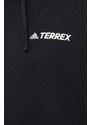 Tepláková mikina adidas TERREX Logo černá barva,