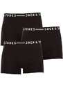 3PACK pánské boxerky Jack and Jones černé (12081832 - black/black)