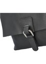 Dámský kožený batůžek kabelka tmavě šedý - ItalY Francesco Small šedá