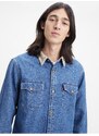 Levi's Modrá pánská džínová košile Levi's Western - Pánské