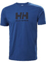 Pánské triko HELLY HANSEN HH LOGO T-SHIRT 606 DEEP FJORD