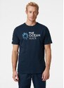 Pánské triko HELLY HANSEN THE OCEAN RACE T-SHIRT 601 NAVY V