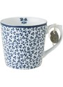 Laura Ashley UK Porcelánový hrnek Floris blue 220ml