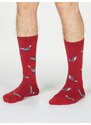 Thought Fashion UK Bambusové ponožky Syd Fox red 40-46