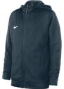 Mikina kapucí Nike YOUTH S TEAM BASKETBALL HOODIE FULL ZIP -OBSIDAN nt0206-451