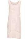 Pudrové šaty s výšivkou, HEINE (vel.46 skladem)