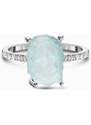 Royal Exklusive Royal Fashion stříbrný prsten GU-DR15554R-SILVER-AQUAMARINE-TOPAZ