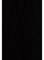 Bavlněný šátek Armani Exchange černá barva, hladký