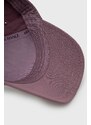 Kšiltovka Armani Exchange fialová barva, hladká