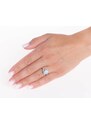Silvego Stříbrný prsten s přírodním Larimarem JST14809LA