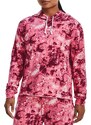Mikina s kapucí Under Armour Rival Terry Print Hoodie-PNK 1373035-669