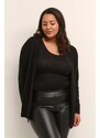 KAFFE CURVE Kardigan 'Farsia' černá