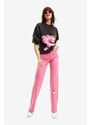 jeansy Desigual Pink Pink Panther turosa