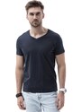 Pánské triko s krátkým rukávem Leptir 701/02 V-neck