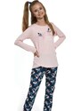 Dívčí dlouhé pyžamo Cornette 963-964/158 Fairies
