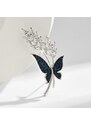 Éternelle Luxusní brož Swarovski Elements Dita - motýl, perla