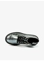 Richter Holčičí kotníkové boty ve stříbrné barvě se zvířecím vzorem Rich - Holky