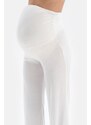 Dagi White Modal Maternity Pajama Bottoms