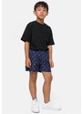 URBAN CLASSICS Boys Pattern Swim Shorts - anchor/navy