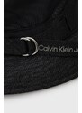 Klobouk Calvin Klein Jeans černá barva