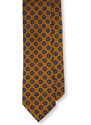 Kolem Krku Tmavě oranžová kravata Soft Silk