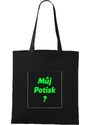 Topmama.cz Nákupní taška s Vlastním potiskem Černá