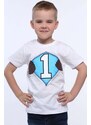 FASARDI Chlapecké tričko s bílým číslem