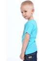 FASARDI Chlapecké modré tričko s potiskem