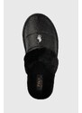 Pantofle Polo Ralph Lauren Kelcie , černá barva