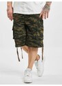 DEF Camo Cargo Shorts zelené camo