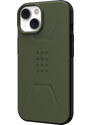 Urban Armor Gear Ochranný kryt pro iPhone 14 - UAG, Civilian MagSafe Olive