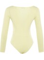 Trendyol Yellow Knitted Bodysuit