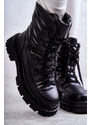 Kesi Dámské šněrovací boty do sněhu GOE KK2N4017 Černe