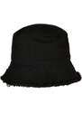 URBAN CLASSICS Open Edge Bucket Hat - black