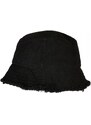 URBAN CLASSICS Open Edge Bucket Hat - black