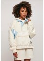 Ladies Starter Colorblock Halfzip Windbreaker - palewhite/icewaterblue