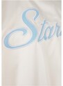 Ladies Starter Satin College Jacket - palewhite